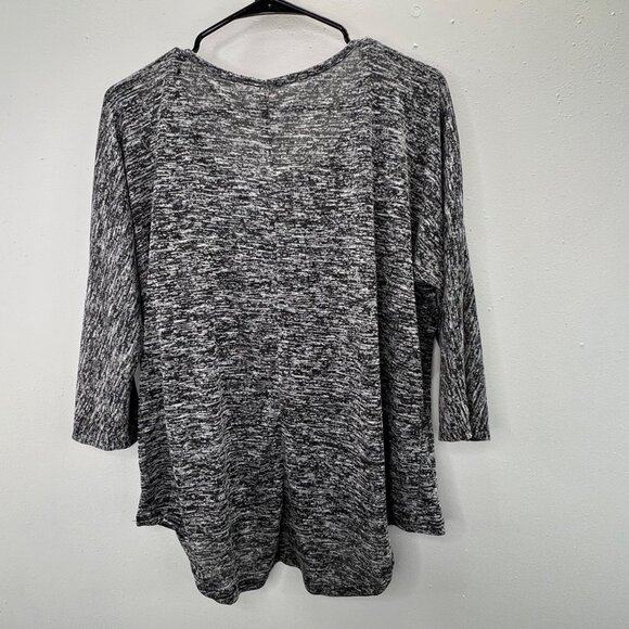 No Boundaries Knit Skull Top Shirt XL 15-17 Black Loose Oversized Embroidered - Picture 5 of 7